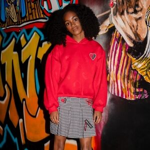 Disney's Descendants Rise of Red Fleece Hoodie Girls XL (14/16)